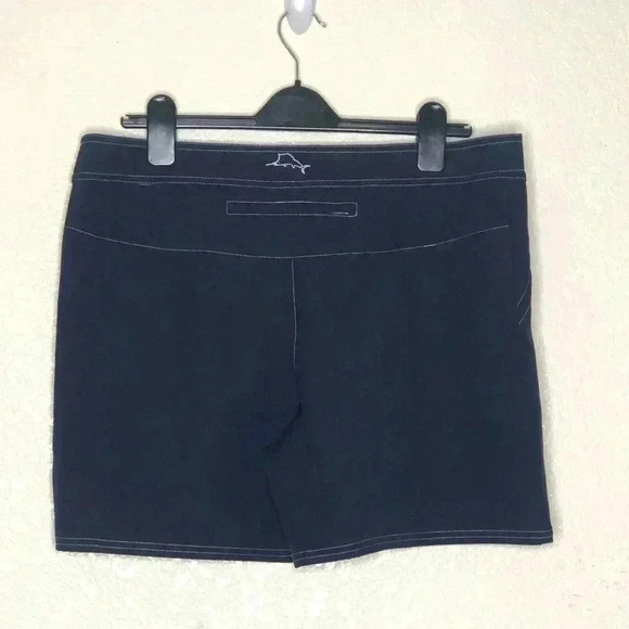 Tommy Bahama Athletic Shorts Men's Large Navy Flat Front - Picture 4 of 7